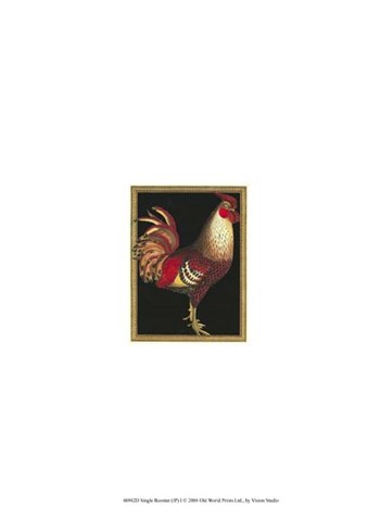 Single Rooster (IP) I art print