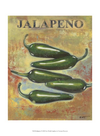 Jalapeno by Norman Wyatt Jr. art print