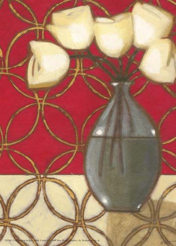 Composition in Red, Gold, Cream I by Norman Wyatt Jr. art print