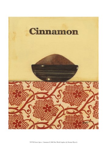 Exotic Spices - Cinnamon by Norman Wyatt Jr. art print
