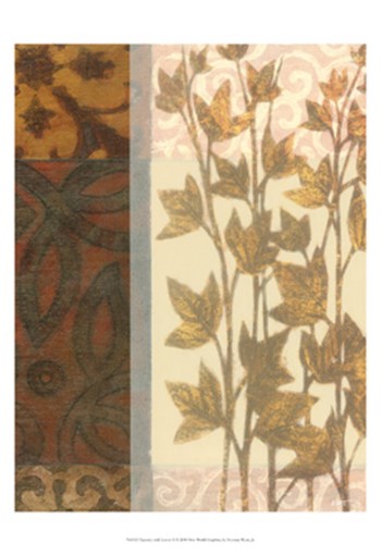 Tapestry with Leaves II by Norman Wyatt Jr. art print