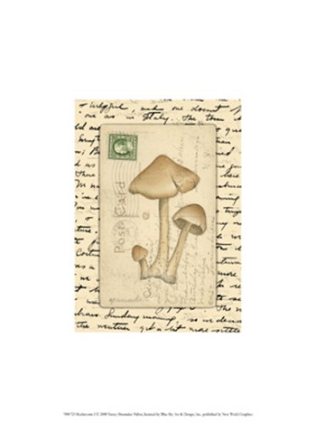 Mushrooms I by Nancy Shumaker art print