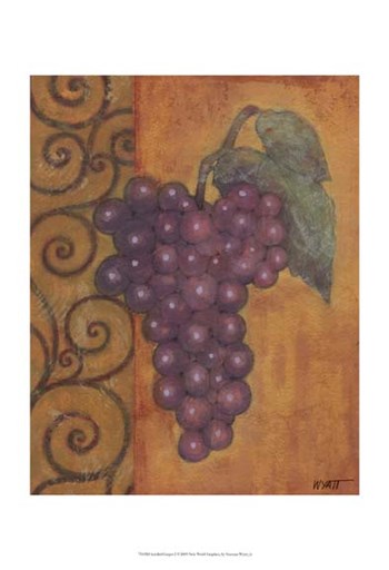Scrolled Grapes I by Norman Wyatt Jr. art print