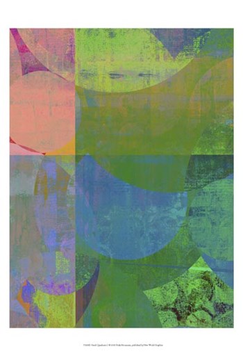 Pastel Quadrants I by Ricki Mountain art print