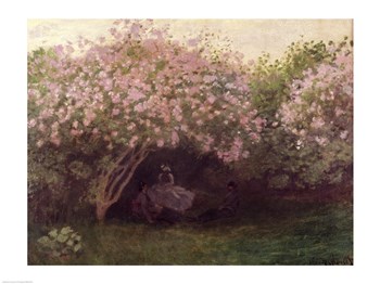 Lilacs, Grey Weather, c.1872-73 by Claude Monet art print