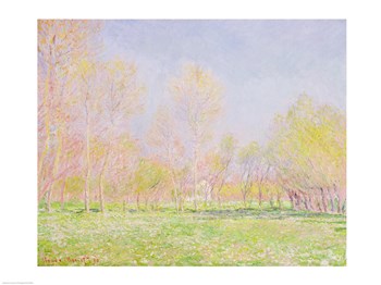 Spring in Giverny, 1890 by Claude Monet art print