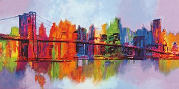 Abstract Manhattan by Brian Carter art print