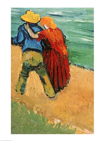 A Pair of Lovers, Arles, 1888 by Vincent Van Gogh art print