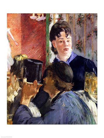 La Serveuse de Bocks by Edouard Manet art print