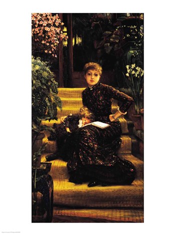 Mother and Child or The Elder Sister, c.1881 by James Jacques Joseph Tissot art print