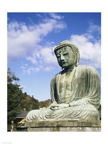 Statue of Buddha, Kamakura, Japan art print