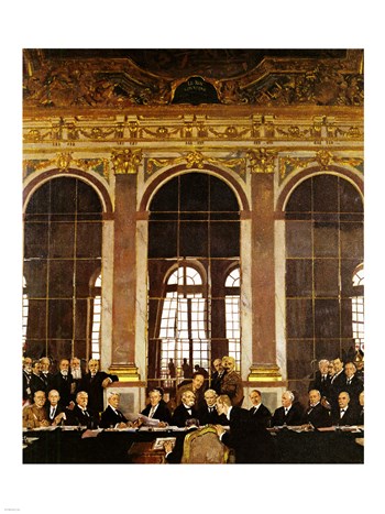 William Orpen - The Signing of Verailles Treaty art print
