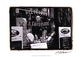 Cafe Charm, Paris VI by Laura Denardo art print