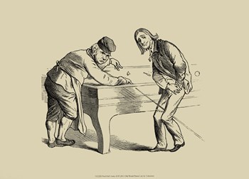 Pool Hall Antics II art print