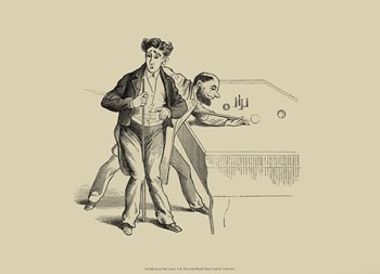 Pool Hall Antics X art print