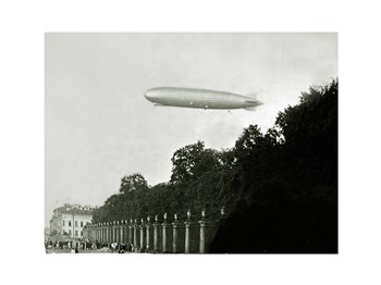 Zeppelin - in the air art print