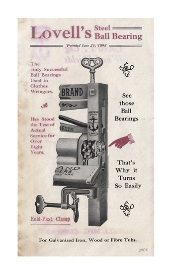Lovell&#39;s Clothes Wringer art print