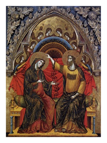 Coronation of the Virgin art print