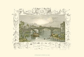 Windsor Bridge by William Tombleson art print