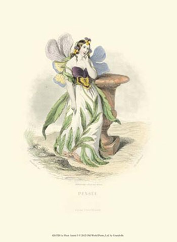 Le Fleur AnimT I by J. J. Grandville art print