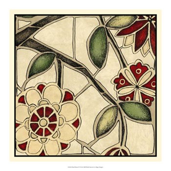 Floral Mosaic IV by Megan Meagher art print