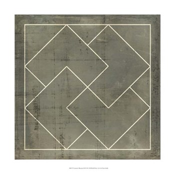 Geometric Blueprint III by Vision Studio art print