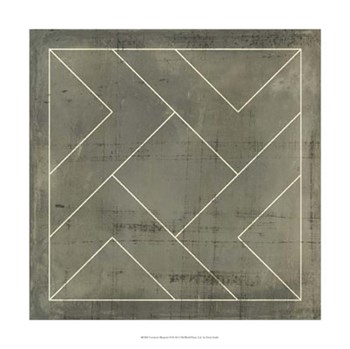 Geometric Blueprint VI by Vision Studio art print