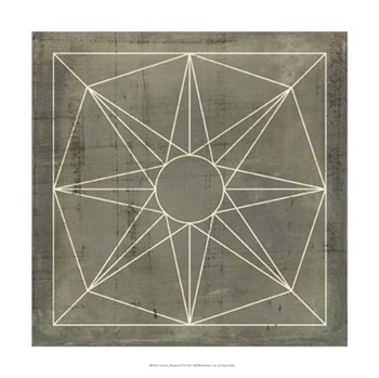 Geometric Blueprint VII by Vision Studio art print
