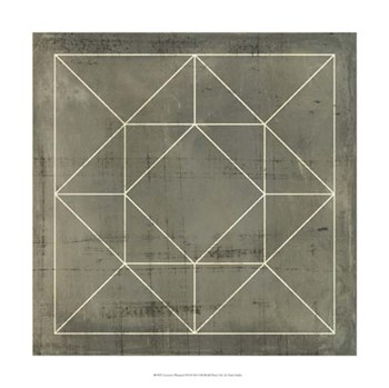 Geometric Blueprint VIII by Vision Studio art print