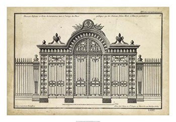 Neufforge Gate III by Jean F. De Neufforge art print