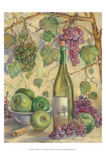 Wine with Apples by Theresa Kasun art print