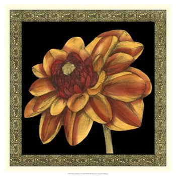 Patterned Flowers VI by Jennifer Goldberger art print