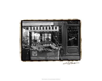 Cafe Charm, Paris I by Laura Denardo art print