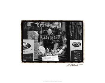 Cafe Charm, Paris VI by Laura Denardo art print