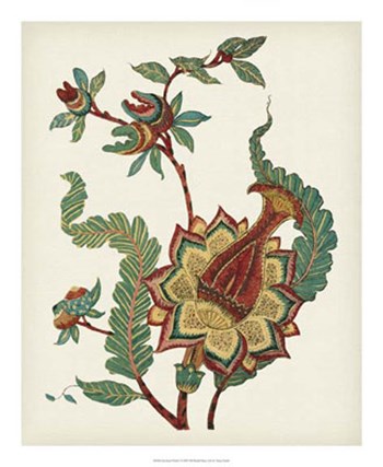 Jacobean Floral I by Vision Studio art print