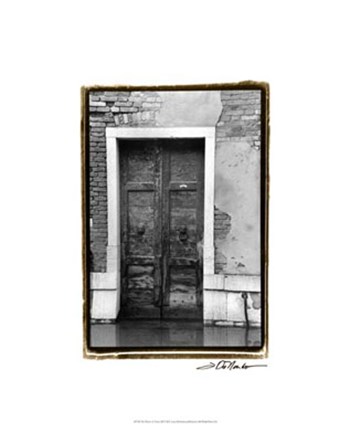 The Doors of Venice III by Laura Denardo art print