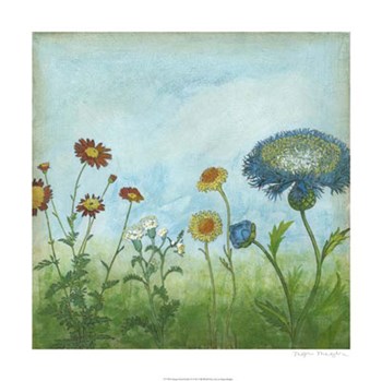 Antique Floral Meadow II by Megan Meagher art print