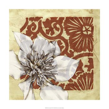 Flower Vignette II by Jennifer Goldberger art print