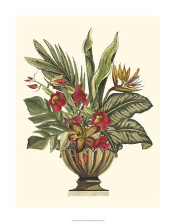 Tropical Foliage in Urn II by Vision Studio art print