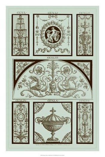 Panel in Celadon III by Michelangelo Pergolesi art print