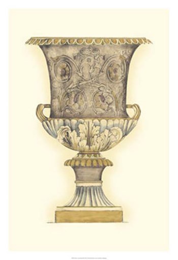 Dusty Urn Sketch III by Jennifer Goldberger art print