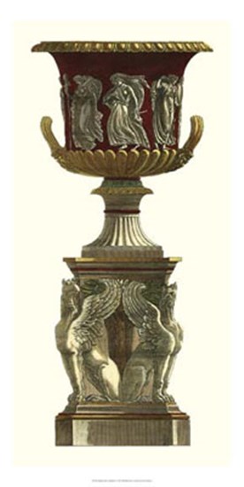 Vase on Pedestal I by Giovanni Battista Piranesi art print