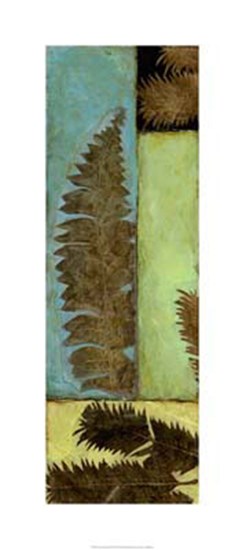 Fossilized Ferns II by Jennifer Goldberger art print