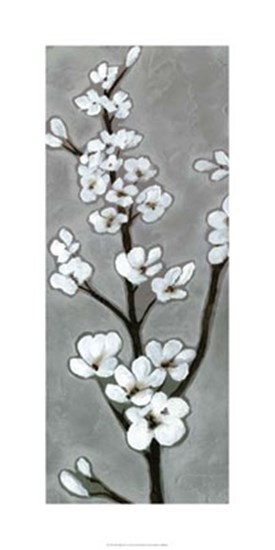 White Blossoms I by Jennifer Goldberger art print