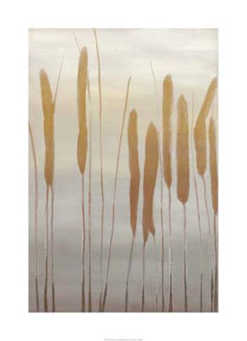 Reeds and Leaves I by Jennifer Goldberger art print