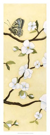 Eastern Blossom Triptych III by Megan Meagher art print
