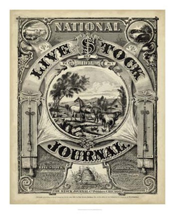 National Livestock Journal art print