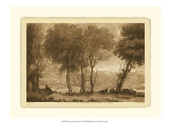 Pastoral Landscape I by Claude Lorrain art print