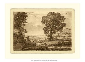 Pastoral Landscape VIII by Claude Lorrain art print