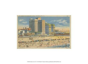 Atlantic City, NJ- V art print